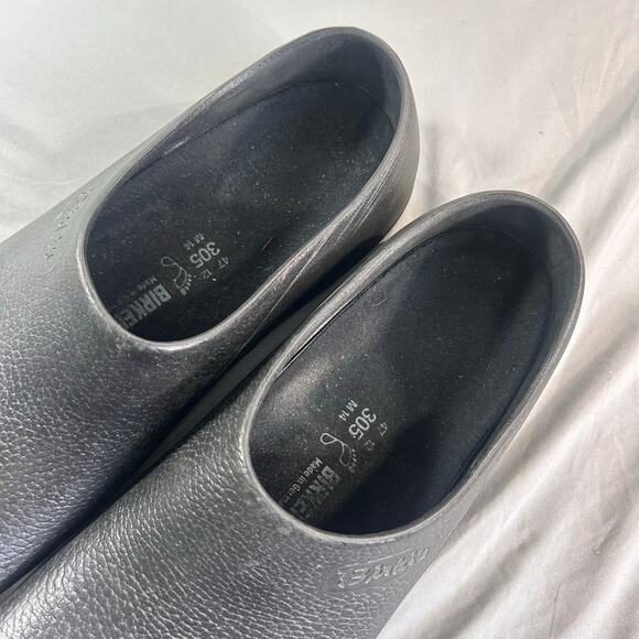 Birkenstock Profi-Birki polyurethane clog in black men's size 14 - Picture 3 of 7